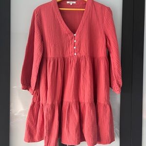 Madewell above the knee dress with pockets